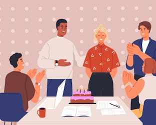 Celebrating employee birthdayy